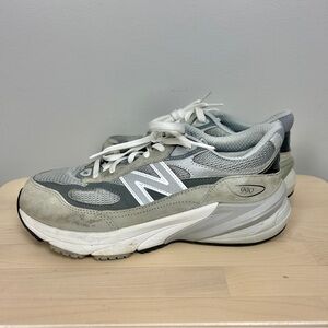 NEW BALANCE 990 V6 Grey Women's Size‎ 6 Athleisure Suede Comfort